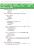 ATI RN MEDSURG 2020/2021 PROCTORED EXAM- LATEST 100% CORRECT STUDY GUIDE.Q$A WITH RATIONALES