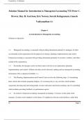 Solution Manual for Introduction to Managerial Accounting 7CE Peter C.  Brewer, Ray H. Garrison, Eric Noreen, Suresh Kalagnanam, Ganesh  Vaidyanathan A+ 