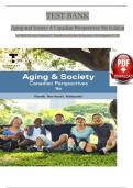 Aging and Society: Canadian Perspectives 9th Edition TEST BANK by Mark Novak, Herbert C. Northcott, Verified Chapters 1 - 20, Complete Newest Version