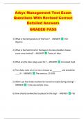 Arbys Management Test Exam  Questions With Revised Correct  Detailed Answers  GRADED PASS