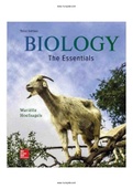 Biology the Essentials 3rd Edition Hoofnagle's Test Bank