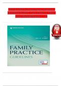 TEST BANKS For Family Practice Guidelines, 6th Edition by Jill C. Cash; Cheryl A. Glass, Verified Chapters 1 - 23, Complete Newest Version