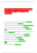 Aptive Practice Test #2 questions and answers 100% complete solution 2024/2025