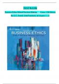 Business ethics ethical decision making cases 10th edition by o c ferrell test bank.pdf