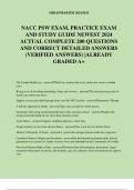 NACC PSW EXAM, PRACTICE EXAM AND STUDY GUIDE NEWEST 2024 ACTUAL COMPLETE 200 QUESTIONS AND CORRECT DETAILED ANSWERS (VERIFIED ANSWERS) |ALREADY GRADED A+
