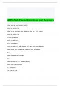 AWS-SAA Exam Questions and Answers