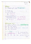 Class notes Biostatistics  