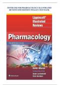 TESTBANK FOR PHARMACOLOGY ILLUSTRATED REVIEWS 8TH EDITION WHALEN TEST BANK