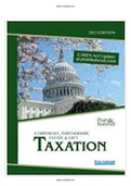 Corporate Partnership Estate and Gift Taxation 2021 1st Edition Pratt Test Bank