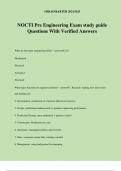 NOCTI Practice Test Review Questions With Verified Answers