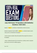 misy 5335 Exam/ 93 Questions with Definitive Solutions/ 2024-2025.