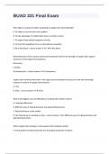 BUAD 331 Final Exam questions with correct answers graded A+