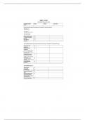 Nur 411 Glascow Coma Scale Assessment Sheet