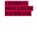 CPR3701-CRIMINAL PROCEDURE HANDBOOK.