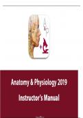 Anatomy and Physiology Instructor Manual (2019 Edition)