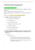 NUR 3524 Exam 2 Study Guide- Rasmussen College/NUR 3524 Exam 2 Study Guide- Rasmussen College