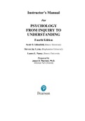 Psychology From Inquiry to Understanding 4th Edition Lilienfeld Solutions Manual