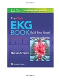 The Only EKG Book You’ll Ever Need 9th Edition by Thaler Test Bank