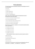 Biochemistry MCQs TCA & carbohydrates