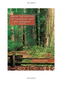 Theory and Practice of Counseling and Psychotherapy 10th Edition Test Bank Corey