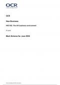 OCR A level Business paper 2 June 2024 Final Mark scheme(H431_02)