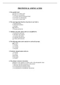 Biochemistry MCQs PROTEINS & AMINO ACIDS