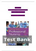 TEST BANK for Leddy and Pepper’s Professional Nursing 10th Edition by Hood Chapters 1 to 22 Complete ISBN;9781975172626