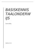 Samenvatting basiskennis landelijke kennisbasis toets (LKT) taal.