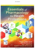 Essentials of Pharmacology for Health Professions 8th Edition Colbert Test Bank