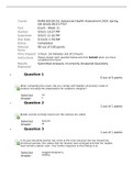 NURS-6512N-53, Advanced Health Assessment Spring 2021 Final Exam - Week 11 (99 out of 100 points )