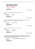 NURS 6512N Midterm Exam Week 6 (100 out of 100 Points)