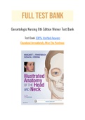 Illustrated Anatomy of the Head and Neck 5th Edition Fehrenbach Test Bank