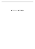 Marktonderzoek samenvatting