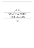 Samenvatting milieukunde