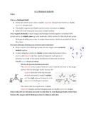 B2.1.2: Biological molecules notes - OCR A Biology A level A* student notes