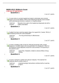 NURS 6521N Midterm Exam - Advanced Pharmacology (100 out of 100)