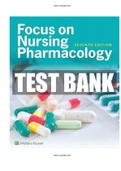 Focus on Nursing Pharmacology 7th Edition Karch Test Bank