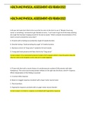 HEALTH AND PHYSICAL ASSESSMENT HESI REVIEW, RN OB GYNECOLOGY REVIEW 2022 V1 ,RN PEDIATRICS V1, V2 & V3 ,RN HESI EXIT EXAM - VERSION 1, RN GERIATRICS V1 2022 &I RN MENTAL HEALTH REVIEW 