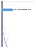   NSG 6020 3P Exam 2021