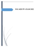  NSG 6020 3P’s EXAM 