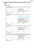 Chapter 3 Foundations of Recruitment and Selection II Legal Issues Test Bank Catano 5e