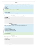 Exam (elaborations) BIO 201 Topic 3 Cell Biology- Straighterline BIO 201 Topic 3 Cell Biology- Straighterline/BIO 201 Topic 3 Cell Biology- Straighterline/BIO 201 Topic 3 Cell Biology- Straighterline/BIO 201 Topic 3 Cell Biology- Straighterline/BIO 201 To