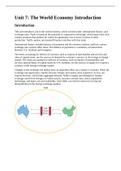 MACRO FTC1 Unit 7 The World Economy Introduction_WGU