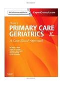 Ham’s Primary Care Geriatrics: A Case-Based Approach 6th Edition Test Bank