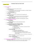 NURS 442Cumulative Community Final Study Guide.