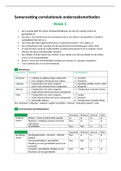 Samenvatting Correlationele onderzoeksmethoden