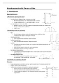 Volledige samenvatting interieurconstructie 