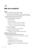 Volledige samenvatting 'Wat ons verplicht'