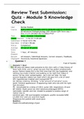 NURS 6501S-20, DNRS-6501S-20, NURS 6501N-20, DNRS-6501-20-Advanced Pathophysiology Quiz - Module 5 Knowledge