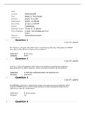 NURS-6630N Feb 2021 - Week 11 Final Exam 75 out of 75 points  